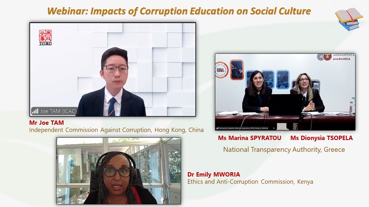 Knowledge Nexus Webinar Series - Impacts of Corruption Education on Social Culture 