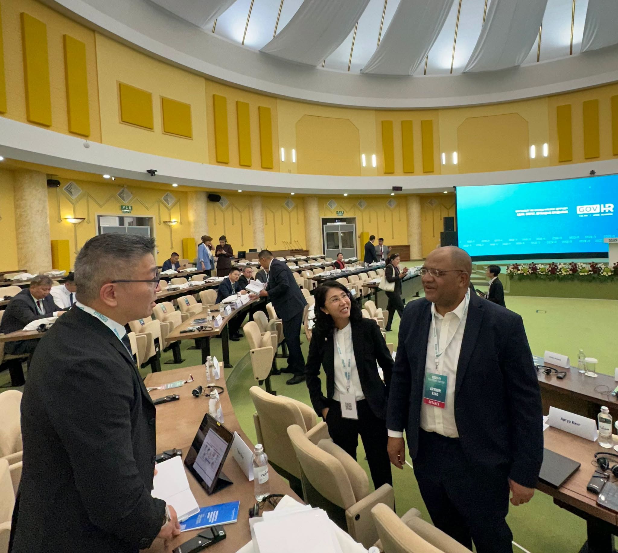 ICAC and Hong Kong Police Force Join Hands to Share Experience at the GovHR Forum in Kazakhstan