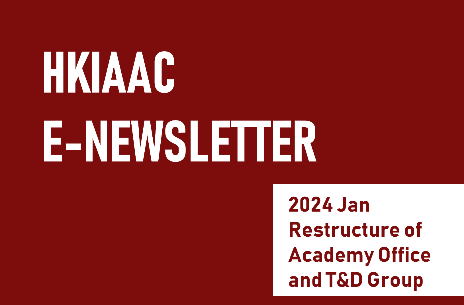 E-newsletter (2024 Jan)