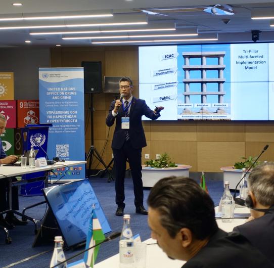 廉署與香港海關攜手出席於哈薩克阿拉木圖舉辦的「邊界管理反貪腐工作坊」並分享反貪經驗