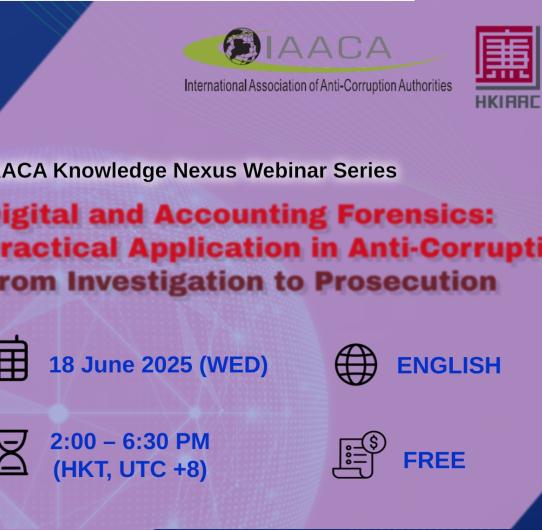 Webinar on Digital and Accounting Forensics (Enrol Now!)